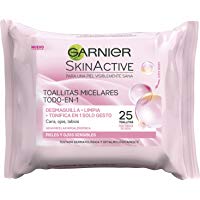 Garnier Skinactive - Toallitas Desmaquillantes Todo-en-1, 25 Toallitas