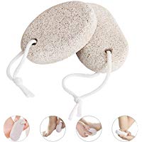 Pinowu Piedra p&oacute;mez natural para pies (2pcs), Herramientas de pedicura de lava Piel dura Removedor de callos para pies y manos Exfoliante Natural Exfoliaci&oacute;n de archivo de pie quitar la piel muerta