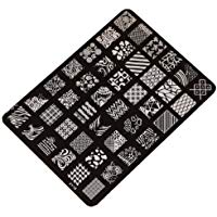 Ularma Moda Imagen de placa de impresi&oacute;n estampaci&oacute;n sellos placa manicura Nail Art decoraci&oacute;n de u&ntilde;as