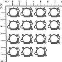 uxcell 15pcs 795629&nbsp;&ndash;&nbsp;Carburador Junta del Filtro de Aire para Briggs & Stratton 272653&nbsp;272653S