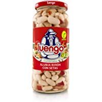 Luengo Alubias Cocidas, con Setas - 570 gr - [Pack de 12]