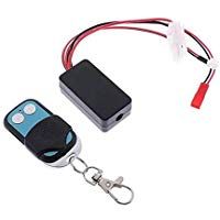 Llave del coche multifunci&oacute;n Rastreador autom&aacute;tico Control de cabrestante Control remoto inal&aacute;mbrico Receptor for 1/10 Rc Coche Traxxas Scx10 D90 D110 Tf2 Trx4 Km2 Color aleatorio Llaves para autos el