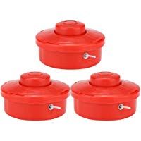 Zerodis Universal Grass Trimmer Cabezas Reemplazo Segadora Caja de Cambios Head String Set Grass Cortador de Cepillo Accesorio Herramientas El&eacute;ctricas para Jard&iacute;n Patio (3 Unids)