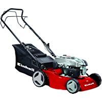 Einhell GC-PM 46/3 S - Cortac&eacute;sped de gasolina con tracci&oacute;n (2000 Vatios, altura de corte 7 niveles | 30-70 mm , ancho de corte 46 cm, hasta 1400m&sup2; de jard&iacute;n, 55L de capacidad de bolsa) (ref.3400727)