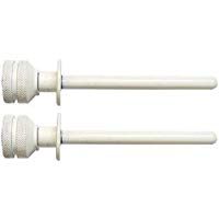 Pasador seguro corredera/persiana Blanco 2UDS