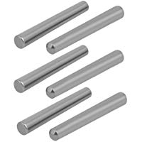 sourcing map Pasador c&oacute;nico Acero al carbono GB117 35mm de longitud de 4 mm de di&aacute;metro del extremo 6pcs