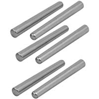 sourcing map Pasador C&oacute;nico del Extremo Peque&ntilde;o 6Pcs Acero Al Carbono GB117 50mm de Longitud 5mm Di&aacute;metro