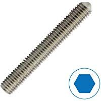 20 unidades &ndash; Tornillos de rosca seg&uacute;n DIN 914 &ndash; Acero inoxidable A2 V2 A