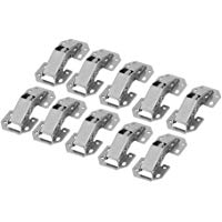 Haofy 10 Piezas Bisagra de Puerta de Acero Inoxidable para Armario y Puerta