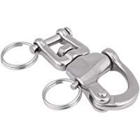 316 Acero inoxidable Broche r&aacute;pido de liberaci&oacute;n r&aacute;pida Broche giratorio Ojo a presi&oacute;n para velero Spinnaker Halyard(70mm)