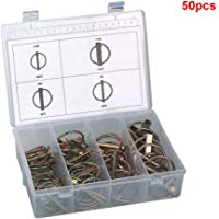Juego de 50 piezas de pines de Lynch para tractores de granja, remolques, camiones, cortac&eacute;spedes, tractores