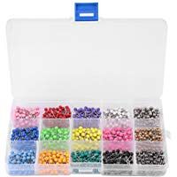900pcs Chinchetas de Mapa 15 colores Agujas de Cabeza Redonda y Pl&aacute;stico de Acero Puntos 14mm
