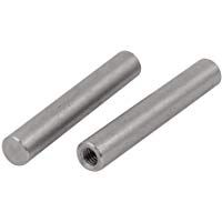 sourcing map M5 Pasador cil&iacute;ndrico de acero inoxidable 304con rosca hembra de 8mm x 50mm 2pcs