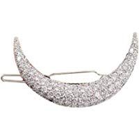 Horquilla de pelo en Compatible Conma de media luna con diamantes de imitaci&oacute;n, elegante