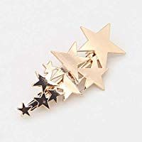Dylandy Diadema Adorno de Cabello Moda Estilo Simple Pentagram para Mujer Chica Lady 7.1 * 3.7 cm