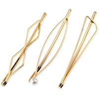 fgghfgrtgtg 3pcs / Set del dise&ntilde;o Simple Forma geom&eacute;trica Clip de aleaci&oacute;n de Mujeres Pelo de Las Muchachas de Metal Hairgrip Accesorios para el Cabello