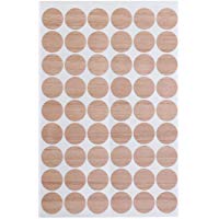 La Cubierta del Orificio del Tornillo del PVC 54pcs Tapa la Etiqueta autoadhesiva del Agujero del Tornillo para los Muebles de Oficina en casa