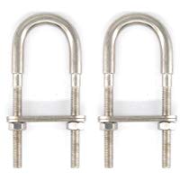 M6x90 Juego de pernos de acero inoxidable 304 en forma de U (2 piezas)