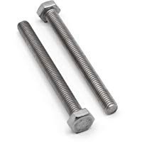 Tornillo hexagonal con rosca hasta la cabeza DIN 933 acero inoxidable V4A AISI 316 Inox