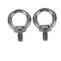 TOOGOO(R) 2 x Cancamo 304 Acero Inoxidable M10 10mm 3/8