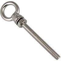 5 pcs perno de armella con tornillo m&eacute;trico m 8 x 80 mm - acero inoxidable A4