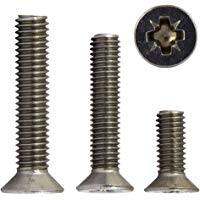 'opiol Quality | senkkopfsc Tornillos alomados con"Z DIN 965&nbsp;Acero Inoxidable A2&nbsp;(20&nbsp;unidades) | Tornillo avellanado, cabeza avellanada Tornillos de cruz (Tornillo