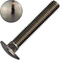 Lot de 100&nbsp;vis M6&nbsp;x 60/60&nbsp;Cadenas &agrave; DIN 603&nbsp;A2&nbsp;en acier inoxydable