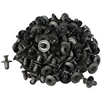 Sourcingmap a12110500ux0559 - Remaches de Guardabarros Embellecedores 14mm Grapa 8mm Agujero, Negro, 100 pcs