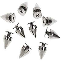PDHU Environ 100&nbsp;pcs Pointes TOOGOO Clous Rivets Punk (Silver)