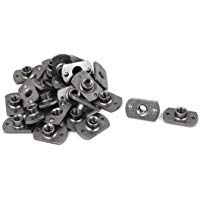 TOOGOO M6 carbono losa acero Base en forma de T 2 proyeccion soldadura tuercas 25 unids