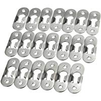 SODIAL 20pzs 44mm Sujetadores percha de ojo de cerradura de metal Sujetador de pintura foto imagen