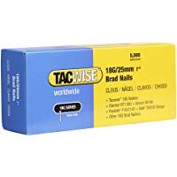 Tacwise 0396 - Caja de clavos galvanizados de 18 x 25 mm para clavadoras automaticas, 5000 unidades