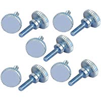 SOURCING MAP sourcingmap M3x10mm planas con estr&iacute;as cabeza tornillos de apriete manual con rosca Tornillos de Sujeci&oacute;n 10pcs