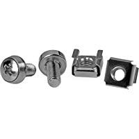 StarTech CABSCREWM6 - Tornillos de Ordenador, Plateado