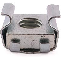 M8&nbsp;acero chapado en Zinc tuercas enjauladas, 1&nbsp;&ndash;&nbsp;1,7&nbsp;mm Panel, pack de 50