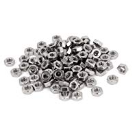 Sujetador perno - SODIAL(R) Sujetador de acero inoxidable 304 tuercas hexagonales M3 metricos DIN934 100pzs para perno