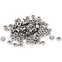 Sujetador perno - SODIAL(R) Sujetador de acero inoxidable 304 tuercas hexagonales M4 metricos DIN934 100pzs para perno