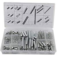 Jannyshop 200PCS Muelle Helicoidal de Presi&oacute;n Resorte de Acero Inoxidable Kit de Resorte de Presi&oacute;n
