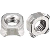 sourcing map Tuercas cuadradas m10 Acero al carbono Tuerca de soldadura de tornillo 20 unids