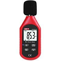 UNI-T-Ti - Medidor de ruido digital mini Bluetooth UT353BT con rango de lector de ruido 30-130 dBA, m&aacute;ximo/m&iacute;nimo, pantalla LCD de retroiluminaci&oacute;n (bater&iacute;a incluida)