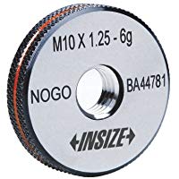 INSIZE 4632-8GN NOGO ISO1502 - Medidor de anillos m&eacute;tricos de rosca fina, M8 x 0.5