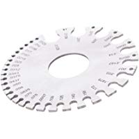 Alambre de acero inoxidable grosor medidor 2&nbsp;cara grabados con l&aacute;ser alambre de calibre herramienta de medici&oacute;n