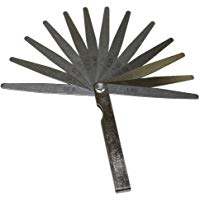 AERZETIX: Calibrador m&eacute;trico Medidor de espesores 13 Hojas de 0.05 a 1.00 mm