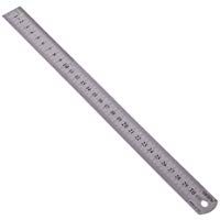 Ogquaton Regla de inspecci&oacute;n Regla de acero inoxidable Medida M&eacute;trica Funci&oacute;n Regla 30 cm