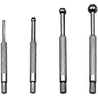 UKCOCO - Juego de 4 calibres de agujeros peque&ntilde;os, telesc&oacute;picos, redondos, esf&eacute;ricos, endurecidos, calibre de orificios