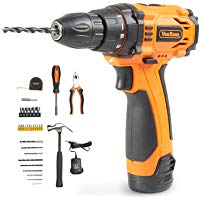 VonHaus Taladro 12 V con Juego de Accesorios de 32 Piezas &ndash; Incluye 9 X Brocas de Taladro, Destornillador, 12 X Brocas de Destornillador, Martillo, Alicate y Bolsa de Herramientas