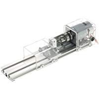 KKmoon 100W Mini Beads Machine Miniature Lathe DIY Woodworking Buddha Pearl Lathe Grinding and Polishing Beads Wood Working DIY Lathe Polishing Drill Rotary Tool 12-24VDC (Tipo2)