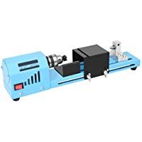 Aesy Mini Torno De Madera, Perlas de Pulido y Pulido de la M&aacute;quina Bricolaje Carpinter&iacute;a Buda Perla Torno, DC 12-24V 150W