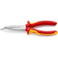 KNIPEX 26 26 200 Alicate de montaje (alicate de boca cig&uuml;e&ntilde;a) cromado aislados con fundas en dos componentes, seg&uacute;n norma VDE 200 mm
