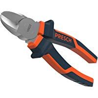 Presch alicates de corte diagonal 160 mm rectos - alicates profesionales endurecidos mango multicomponente alambre